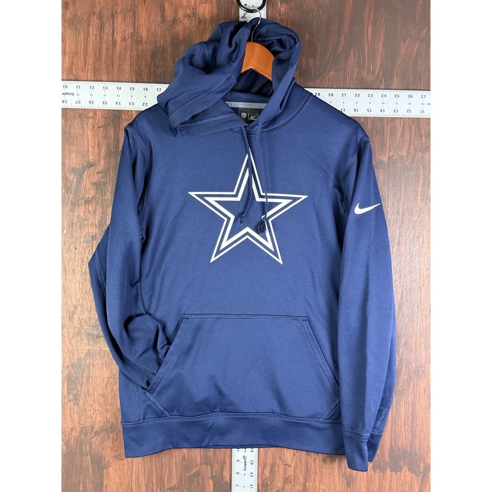 Nike Dallas Cowboys NFL Thermafit Hoodie Dri-Fit Sweatshirt Pullover Men's Small